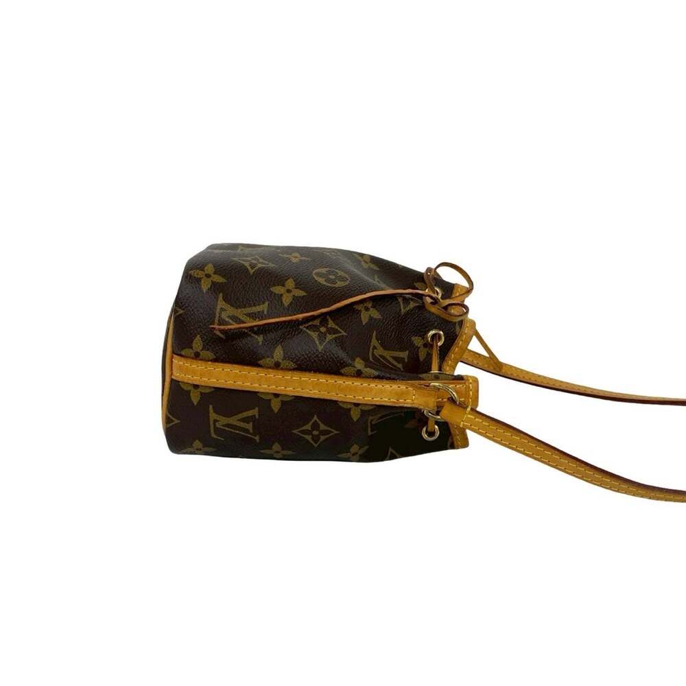 LOUIS VUITTON Authentic Brown Monogram Leather Shoulder Bag - Picture 6 of 9